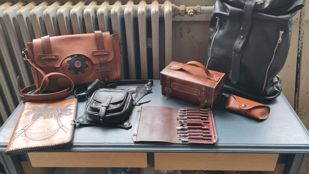 Lederwerkstatt Exponate
