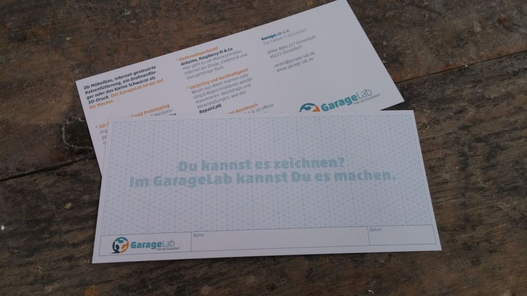 Flyer des GarageLab