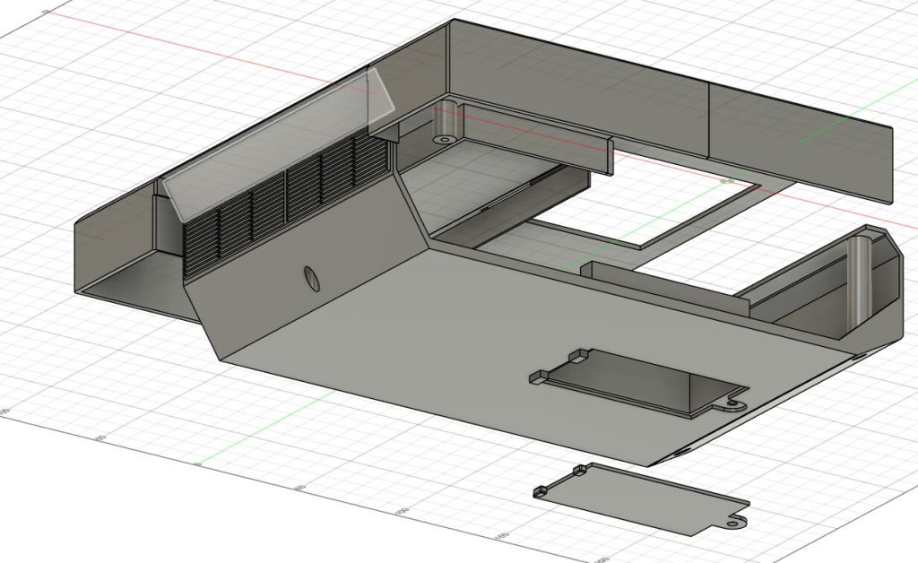 Kettenfahrzeug - Zeichnung Batteriefach
