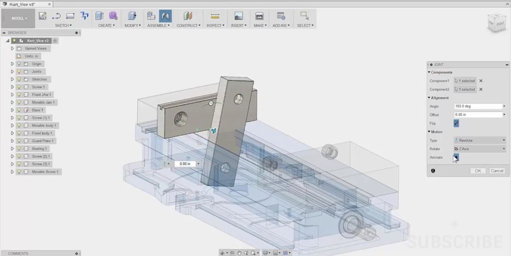 Anwendungsbeispiel Autocad Fusion 360 Software